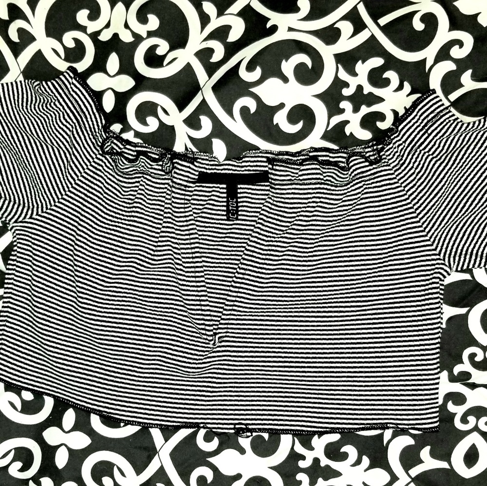Striped Crop Top
